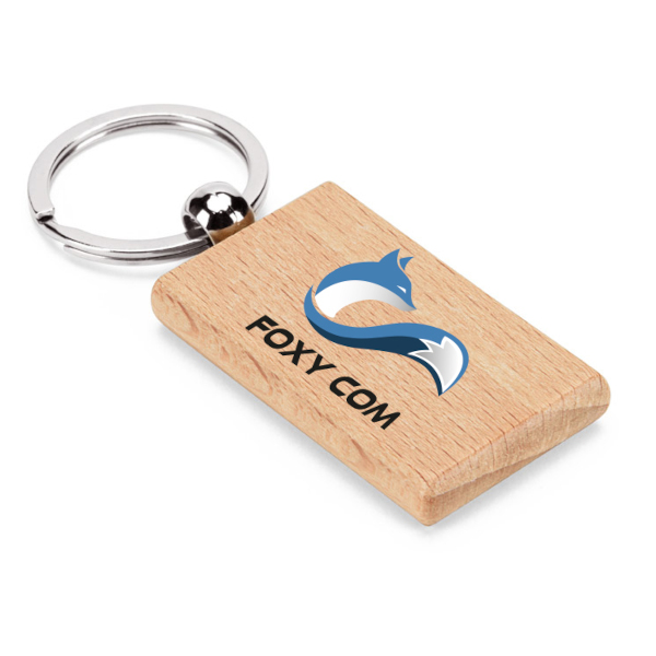 Goodies - porte-cle bois - foxy Com - Nantes