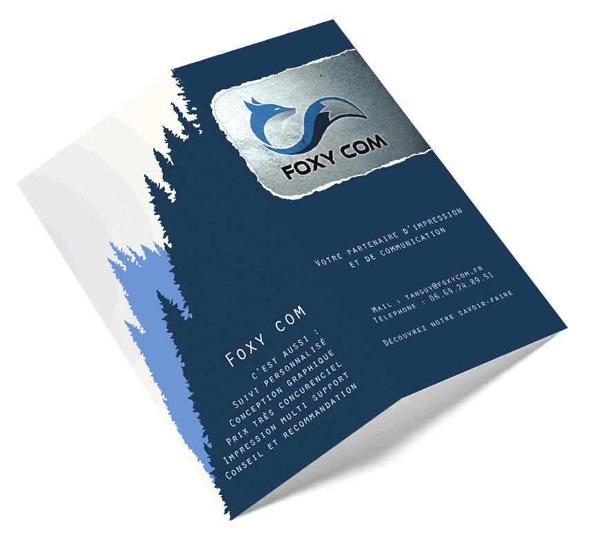 Print - depliant - Foxy Com - Imprimeur - Nantes