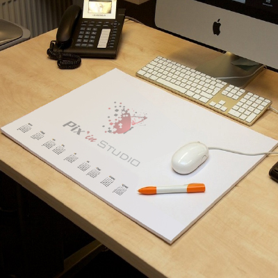 Sous-mains personnalisé - imprimeur - Nantes - Foxy Com