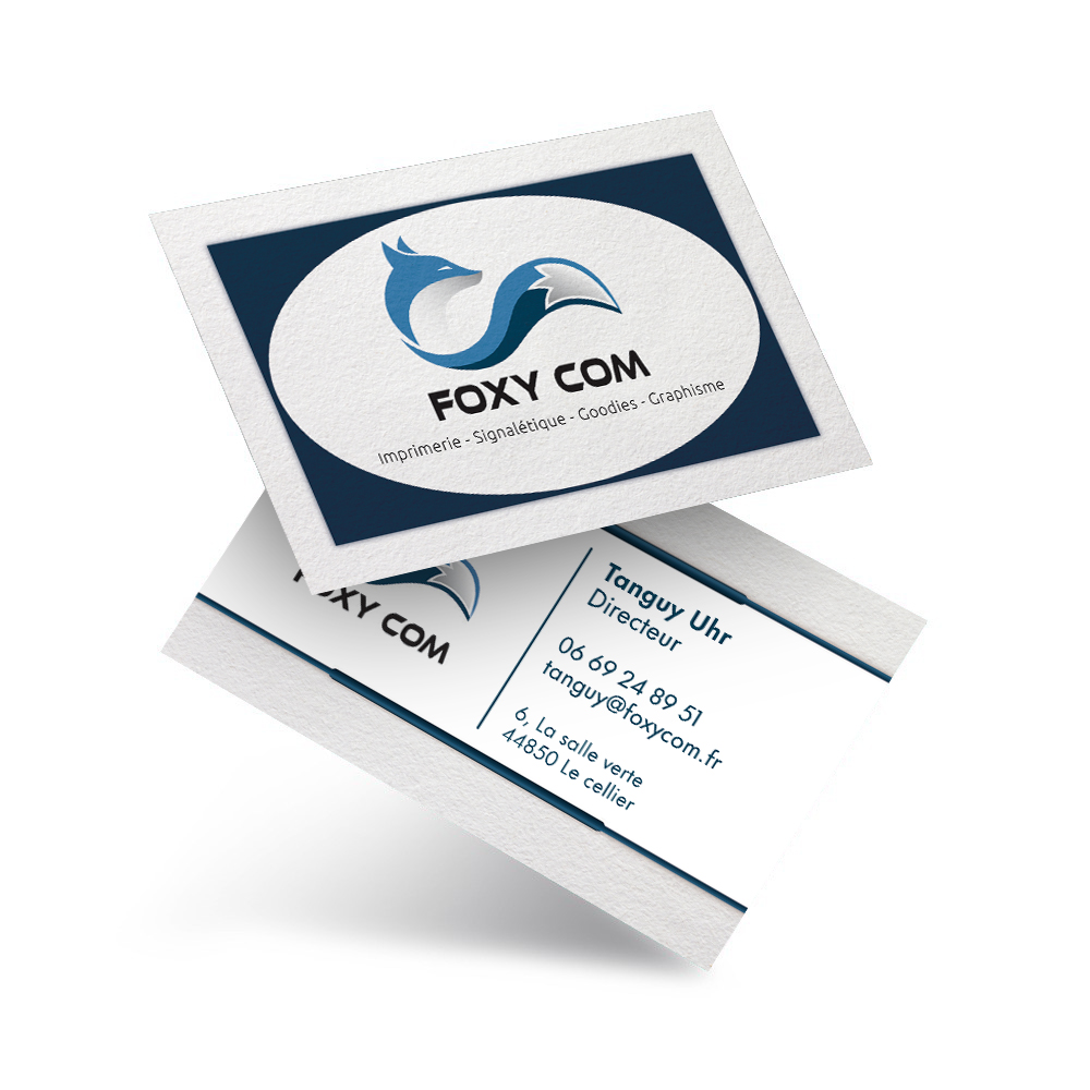 cartes de visite - Foxy Com - Imprimeur - Nantes 2