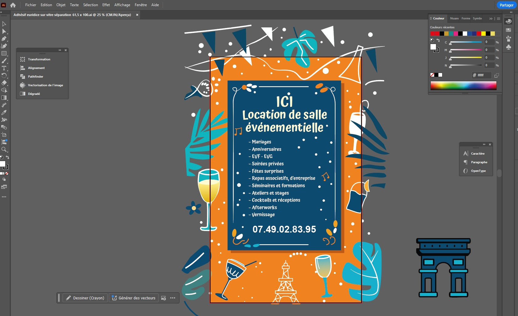 Graphisme affiche - Foxy Com - Imprimeur - Nantes