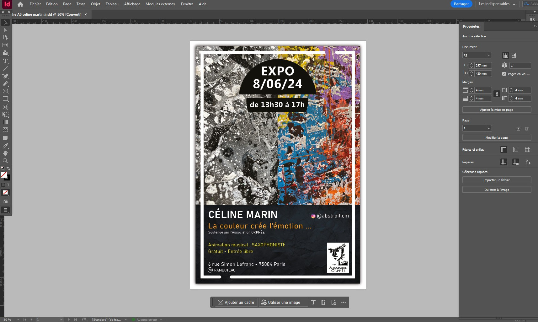 Graphisme flyer - Foxy Com - Imprimeur - Nantes